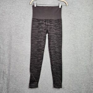 Assets by Sara Blakely Womens Camo Leggings Gray High Rise Shaping Stretch Sz XL